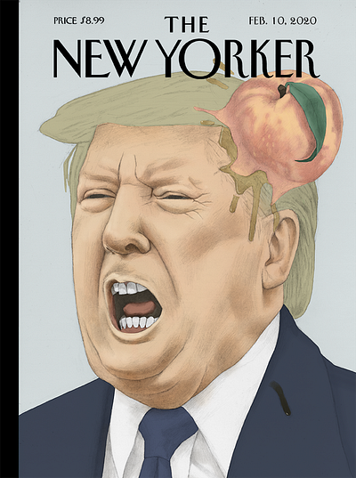 New Yorker Cover Impeachment digital art digital illustration digital painting editorial illustration illustration illustration art impeachment magazine cover magazine illustration political traditional art trump