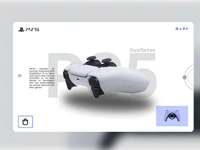 Ps5 Dualsence UI app branding design ui ux web website