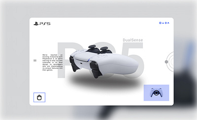 Ps5 Dualsence UI app branding design ui ux web website