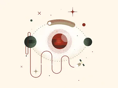 stareye eye mars planet satellite saturn space stars