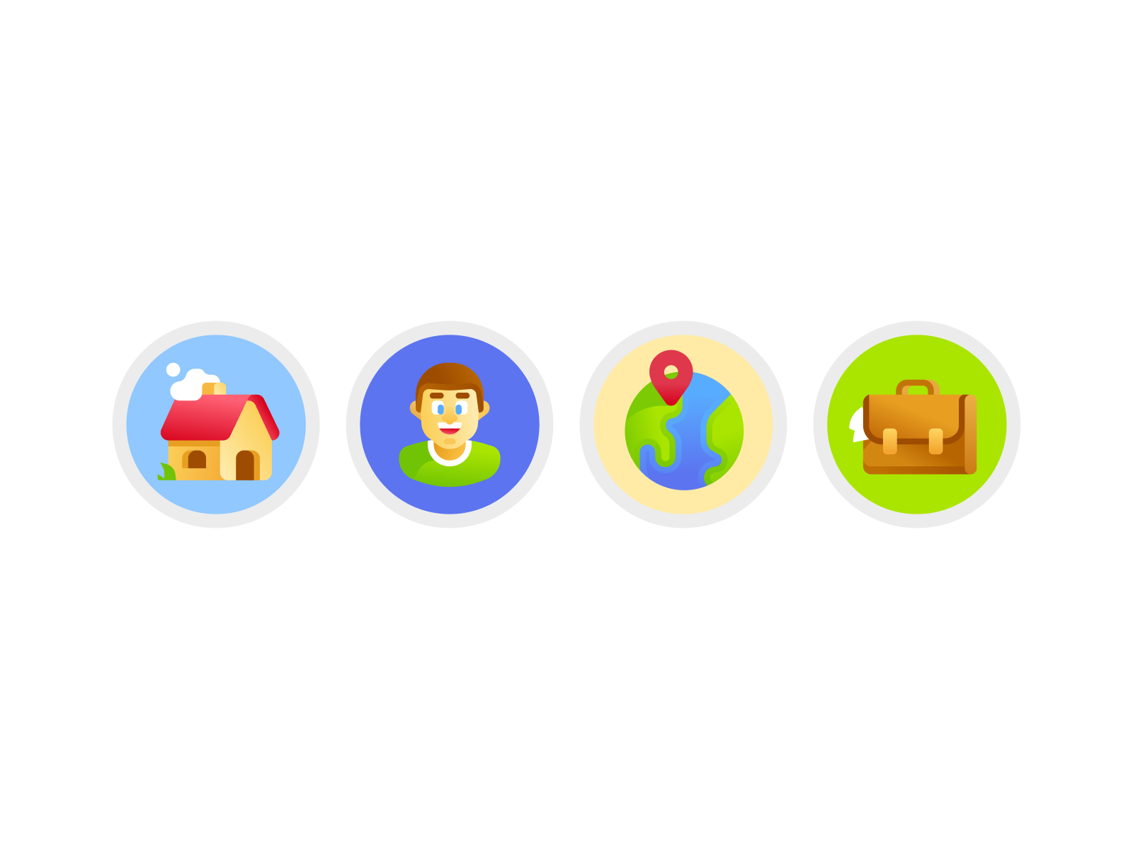 Language Icons art design graphic design icon illustration language learning ui ux vector