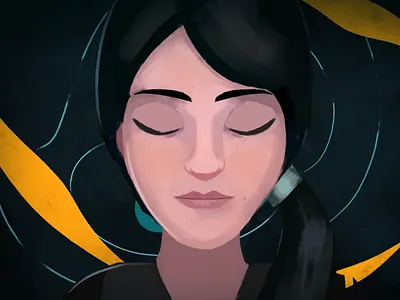 Vital Voices animation compositing design dreaming freelance illustration motiongraphics storytelling