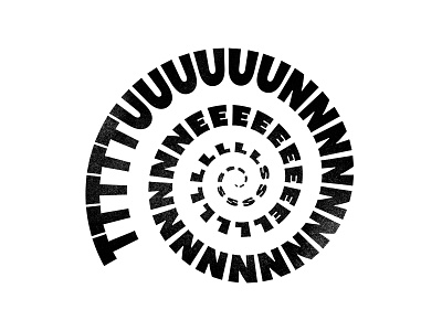 TUNNELS typography