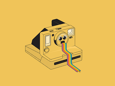 polaroid design flat flat illustration minimal illustration illustrator learning minimal polaroid ui vector web