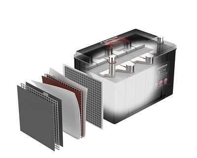 Battery Parts 3d 3d art blender design keyshot products