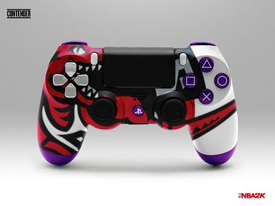 Contender | NBA2K Controller Concepts basketball branding bucks bulls cavs celtics espn esports esports logos heat hornets knicks nba nets ps4 ps5 raptors sports sports branding