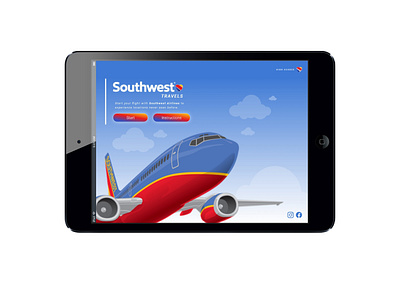Southwest Travels | Home adobexd animation app branding design experiences experiential figma illustration ipad minimal sketch typography vector