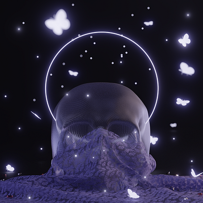 Crystal Skull 3d art 3d artist beauty blender blender3d blender3dart crystal cycles render cyclesrender design diamond diamonds gems gemstone gemstones rendered skull skull art