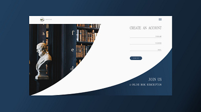 Librarian dailyui dailyui 001 design ui ux webdesign website design