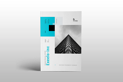 Exxeelo inc Proposal template annual report bifold brochure booklet branding brochure business clean corporate elite standard indesign