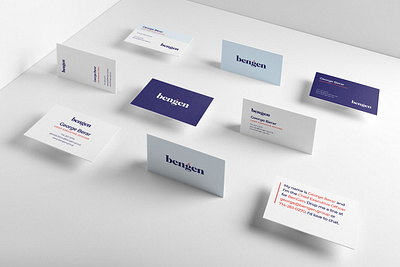 bengen business cards business card business card design layout logo mockup