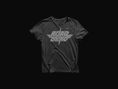 Kuro deko T-shirt band cyberpunk identity design logotype music rock tokyo tshirt typography