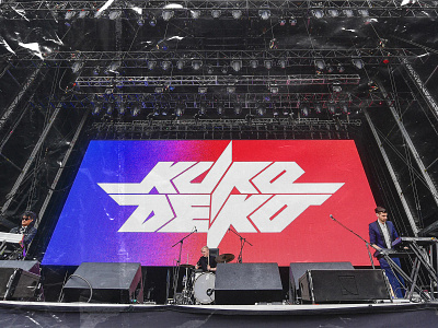 Kuro deko at stage cyberpunk logo logotype logotype design logotype designer music tokyo typography