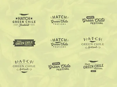 Hatch Green Chile Festival chile festival lockup logo