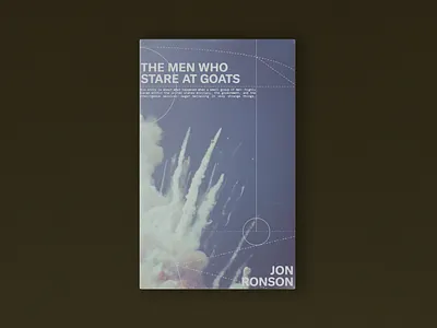 The Men Who Stare at Goats book book cover book jacket bookcover cover design digital art