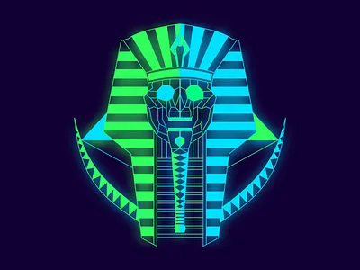 Sphinx blue egypt figma illustration lineart pharaoh sphinx vector