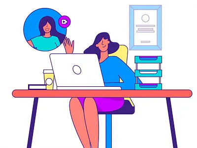 work woman branding design flat illustration man vector woman work work woman