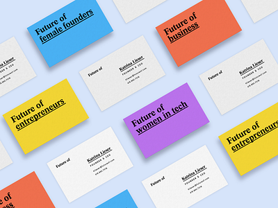 Branding | Future of _______ brand brand design brand identity branding branding concept business card business card design business cards businesscard future logo logo designs logodesign prints typography women empowerment