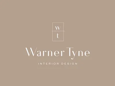 Warner Tyne - Interior Designer Branding brand design brand identity branding design feminine design feminine logo interior architecture interior design interior design branding interior designer modern branding monogram monogram logo nashville typogaphy