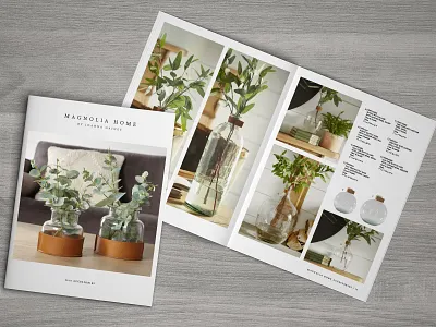 Magnolia Home by Joanna Gaines Accessories Catalog catalog catalog design design editorial design editorial layout magazine magazine design publication publication design typography