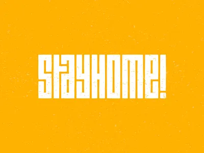 Save Lives, Stay Home brand covid covid19 design golden ratio grid illustration logo modern quarantine wordmark