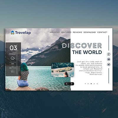 Tourist art branding dailyui design designer designs flat landing page minimal travel ui ux