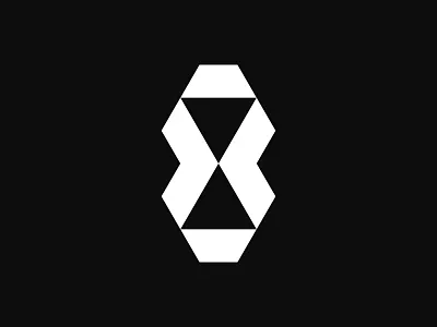 Eight alphabet design geometric icon logo logomark modern monogram logo typography