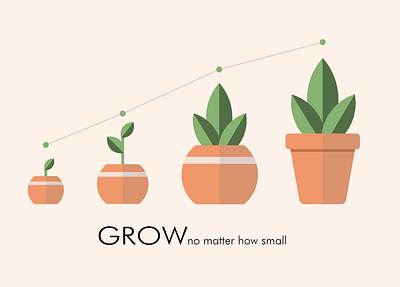 Grow adobe illustrator design art designs flat illustration flatdesign ilustrator plants