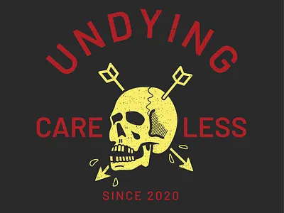 undying design illustration skull skull art skull logo skulls vector