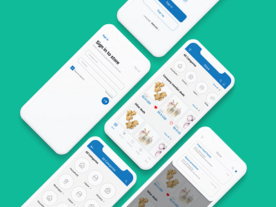 Grocery Mobile App UI Design. app app design design ecomerce mobile mobile app mobile app design mobile design mobile ui ui uiux uiux design uiux designer uiuxdesign uiuxdesigner userinterface ux web website website design