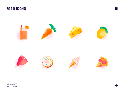 icon-02 color cute delicious design food food and drink food icons food illustration fruits icon icons illustration ui