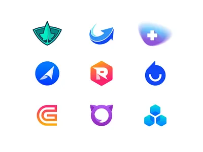 Logofolio - 2019 brand identity brand mark branding creative design freelance gradient letter logo logo and brand identity logo design logo designer logo gradient logo mark logofolio logomark logos logoset mark symbol