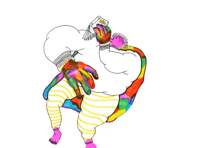 reading a new book characterdesign illustration painting