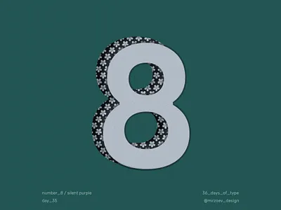 Day 35 / Number 8 36days 36daysoftype branding daily days35 green instagram letterdesign logo number 8 numberdesign shot35 typography ui uidesign uiux vector