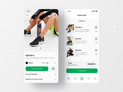 Asos Online Shopping_Mobile App UI Redesign Concept appdesign buttons cart checkout design digital ecommerce header mobile mobile app navigation profile shopping app shopping bag tabs typeface ui uidesign ux