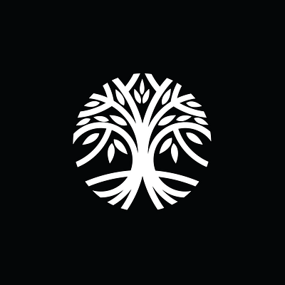 tree of life branding illustration logo vector