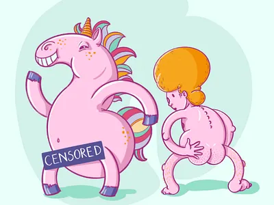 Toner&Johnny character design comic fundacji humour people unicorn