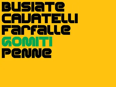 Alphabet 9 (Gomiti) font geometric type type design typography