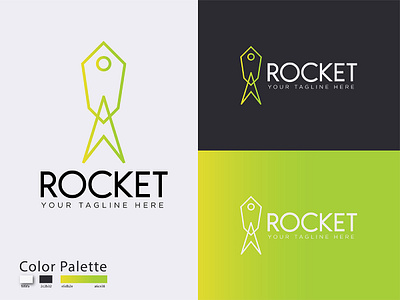 Rocket Logo agent agents apparel application brand branding business clean clothing club community