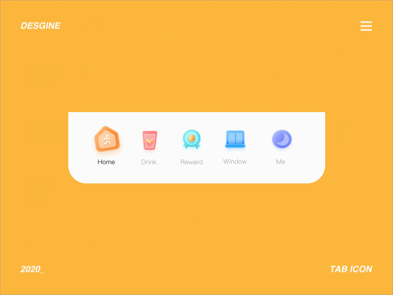Tab-动效练习 ui