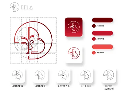 Bella Fashion Store - Branding & Logo Design abstract background beauty branding design elegant element fashion female icon illustration logo minimalist logo model sign style symbol template vector vintage
