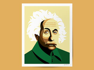 alberteinstein albert einstein artwork character character design characterdesign characters design einstein flat icon illustration illustration art illustrations poster poster art poster design symbol vector vector art vector illustration