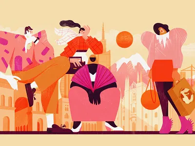 Creatives of Milan’s Independent Fashion Scene colour culture culturetrip editorial fashion fashion illustration graphic illustration italy milan milano