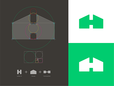 Houseparty Logo Restye app icon app icons app logo branding h logo h monogram home logo house logo identity logo logo grid mark monogram software logo tech logo