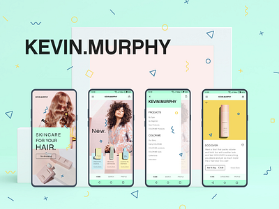 Kevin Murphy Concept app beauty cosmetics design hair hair care ui ux