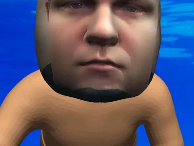 ar frame stylized as nirvana band cover 3d ar filters cover illustration interactive