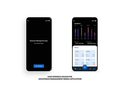Expenses Management Mobile Application app branding design designer expenses ui ux