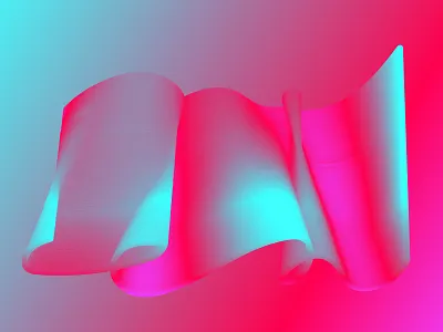 the curve 3d abstract colors design graphic illustrator pallete stayhome