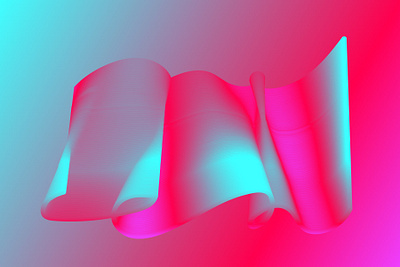 the curve 3d abstract colors design graphic illustrator pallete stayhome