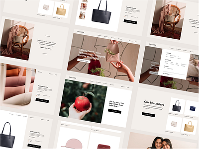 SAMARA - eshop branding design ecommerce ehsop homepage landing page minimal ui uiux ux website